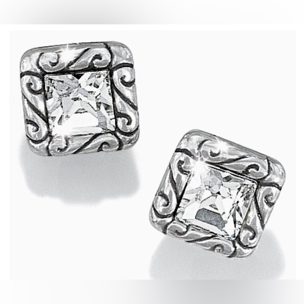 Brighton Regina Mini Post Silver Earrings